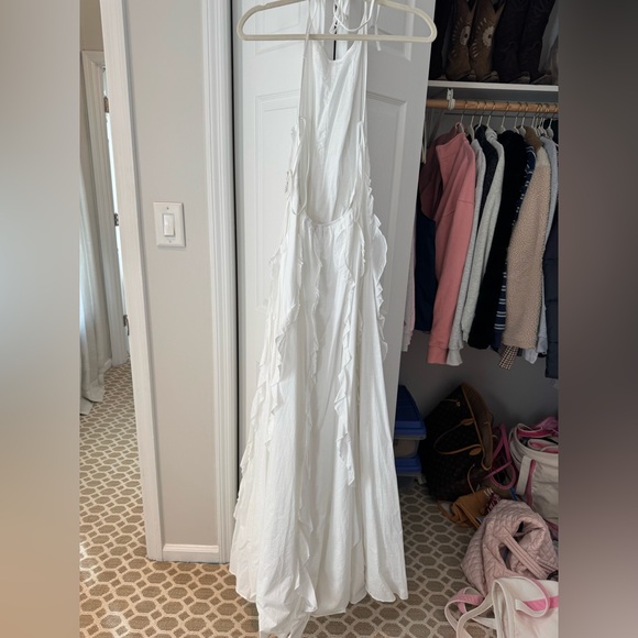 NWT Staud Marika Ruffle Gown - Picture 7 of 7